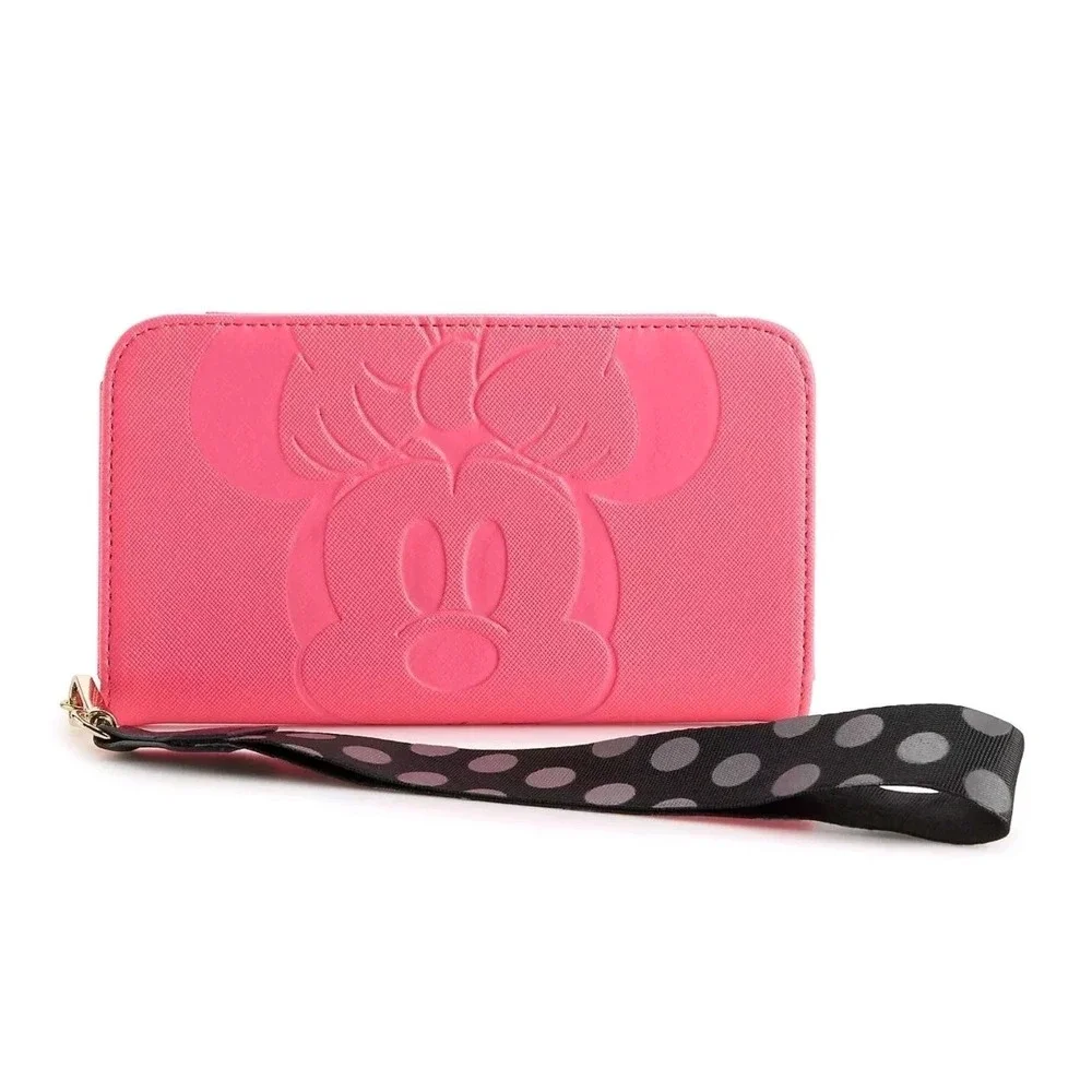 Minnie Mouse Phone Case Tech Wallet w/Wrist Strap Disney $34 Gift NWT